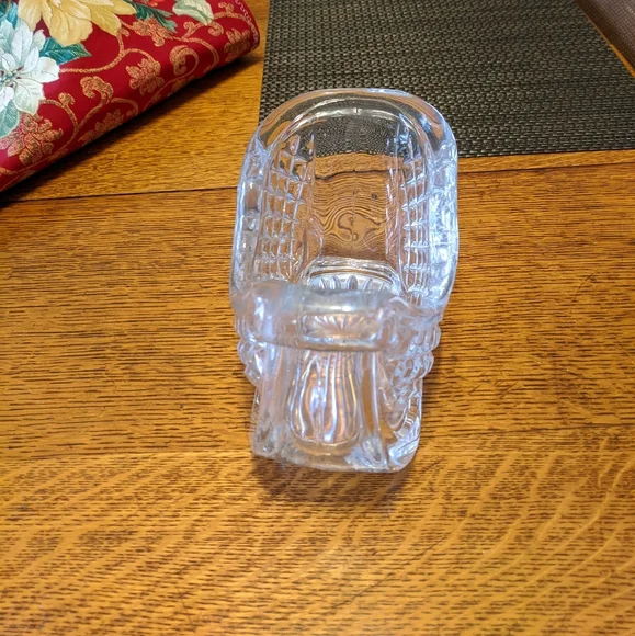 Beautiful Mercari vintage clear Crystal glass Santa sled - Picture 3 of 7